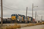 CSX Locomotives in the Yard